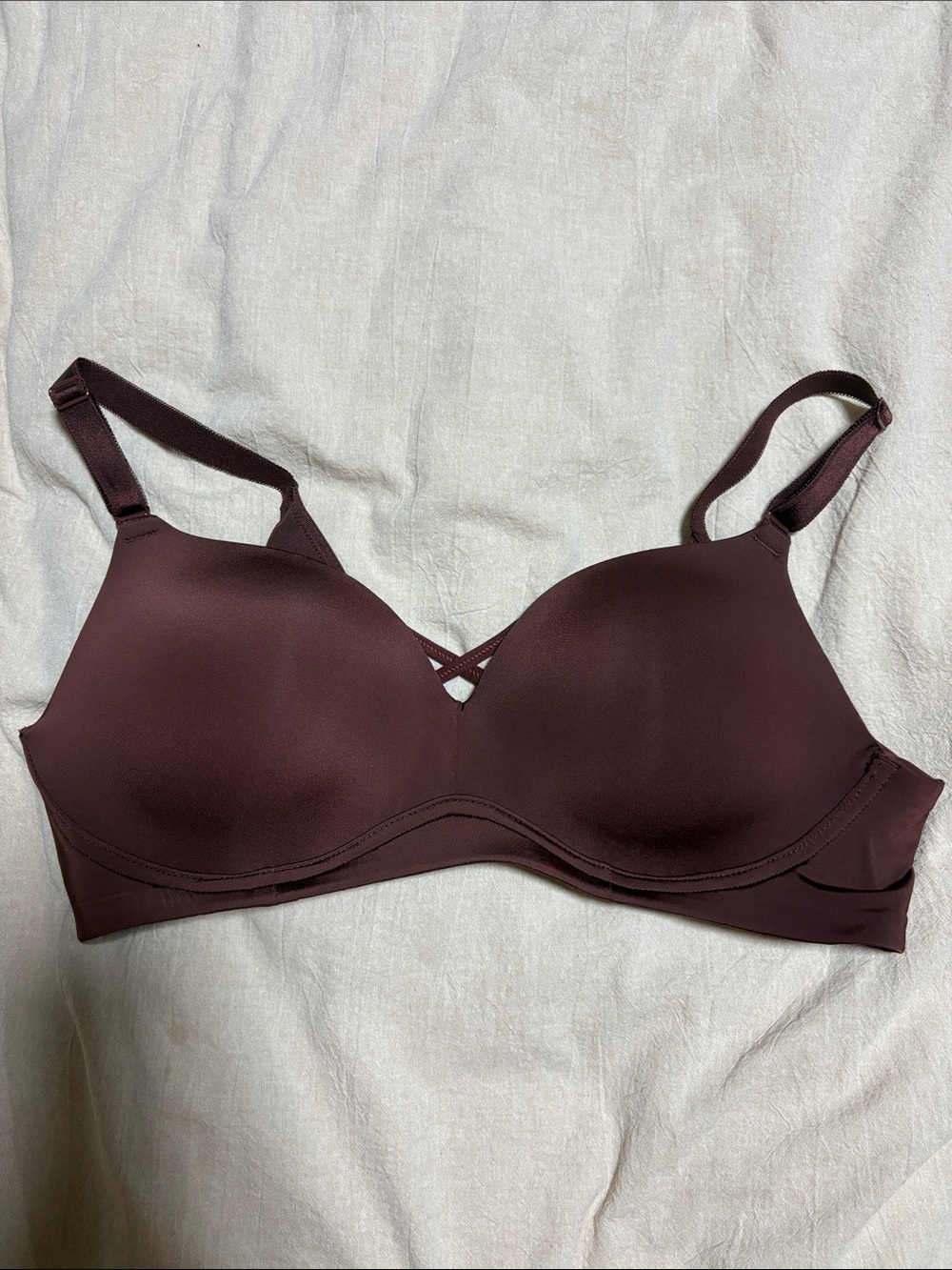 Torrid wire free, push-up bra size 38C dark brown NWOT
